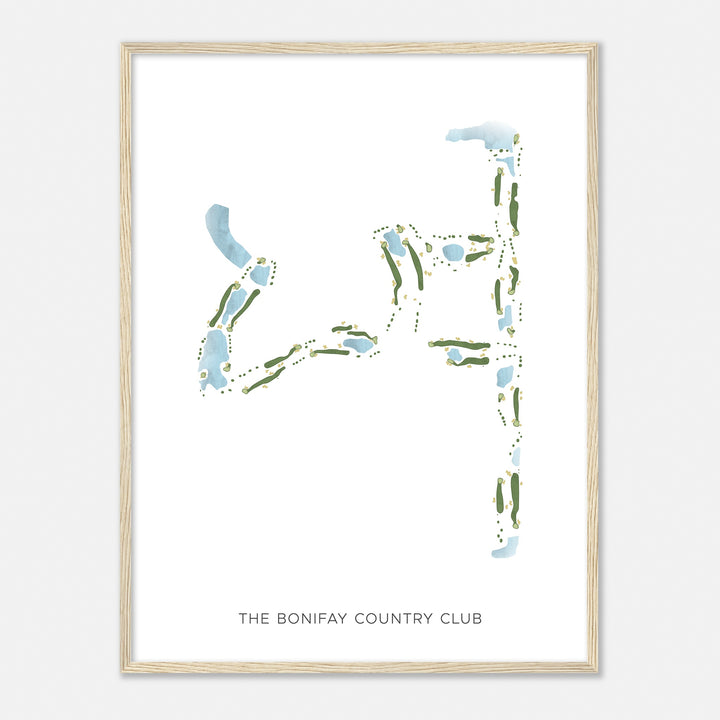 Print of The Bonifay Country Club Modern Map