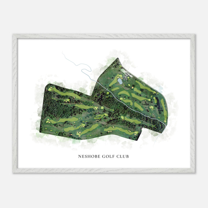 Print of Neshobe Golf Club Classic Map