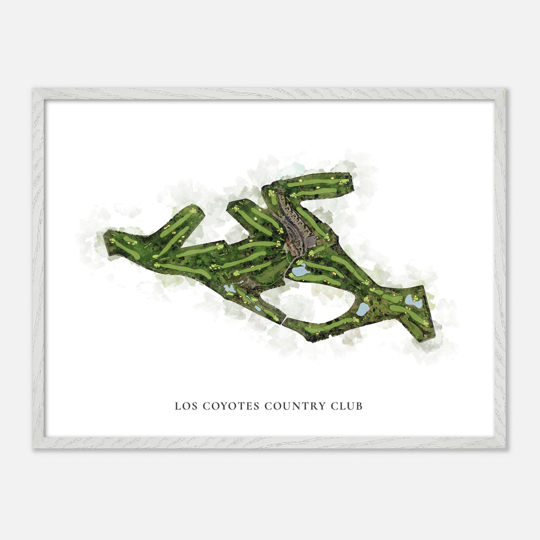 Print of Los Coyotes Country Club Classic Map