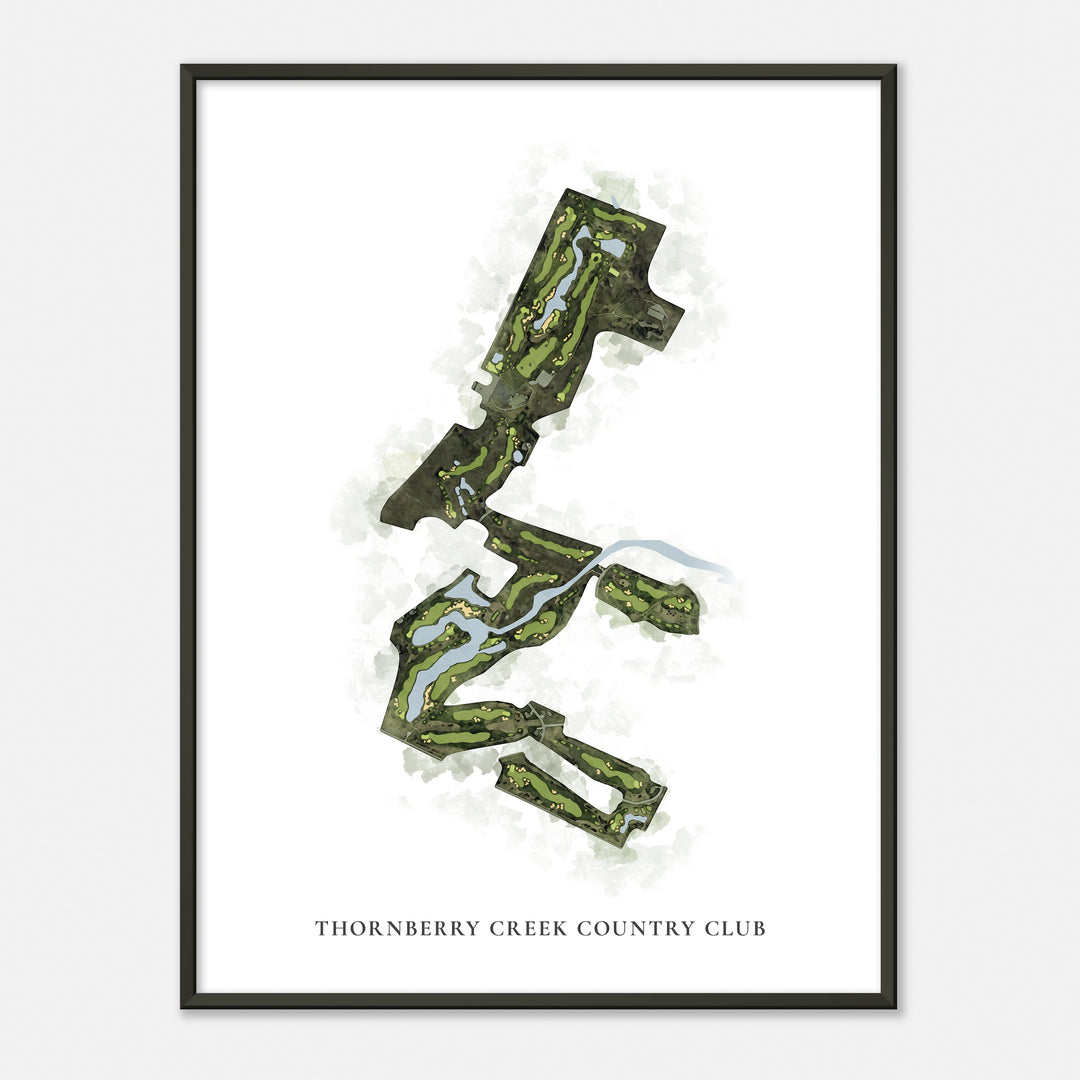 Print of Thornberry Creek Country Club Classic Map