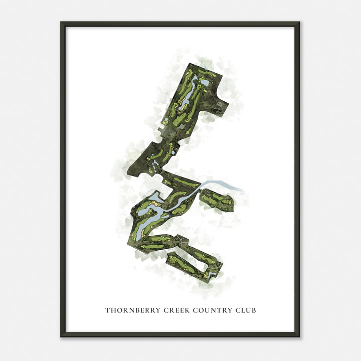 Print of Thornberry Creek Country Club Classic Map