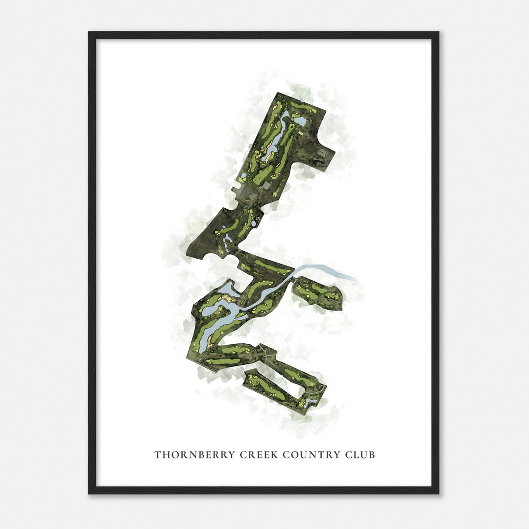 Print of Thornberry Creek Country Club Classic Map