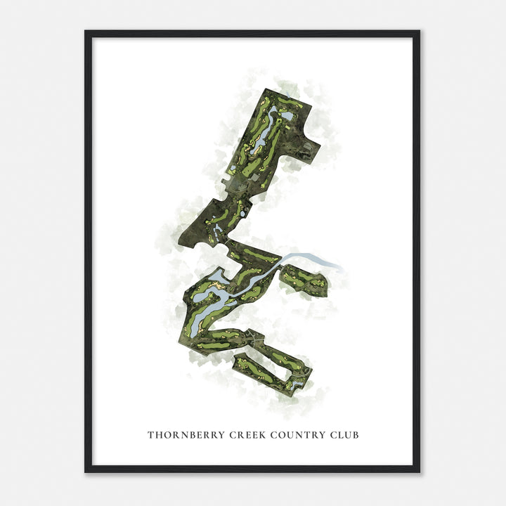 Print of Thornberry Creek Country Club Classic Map