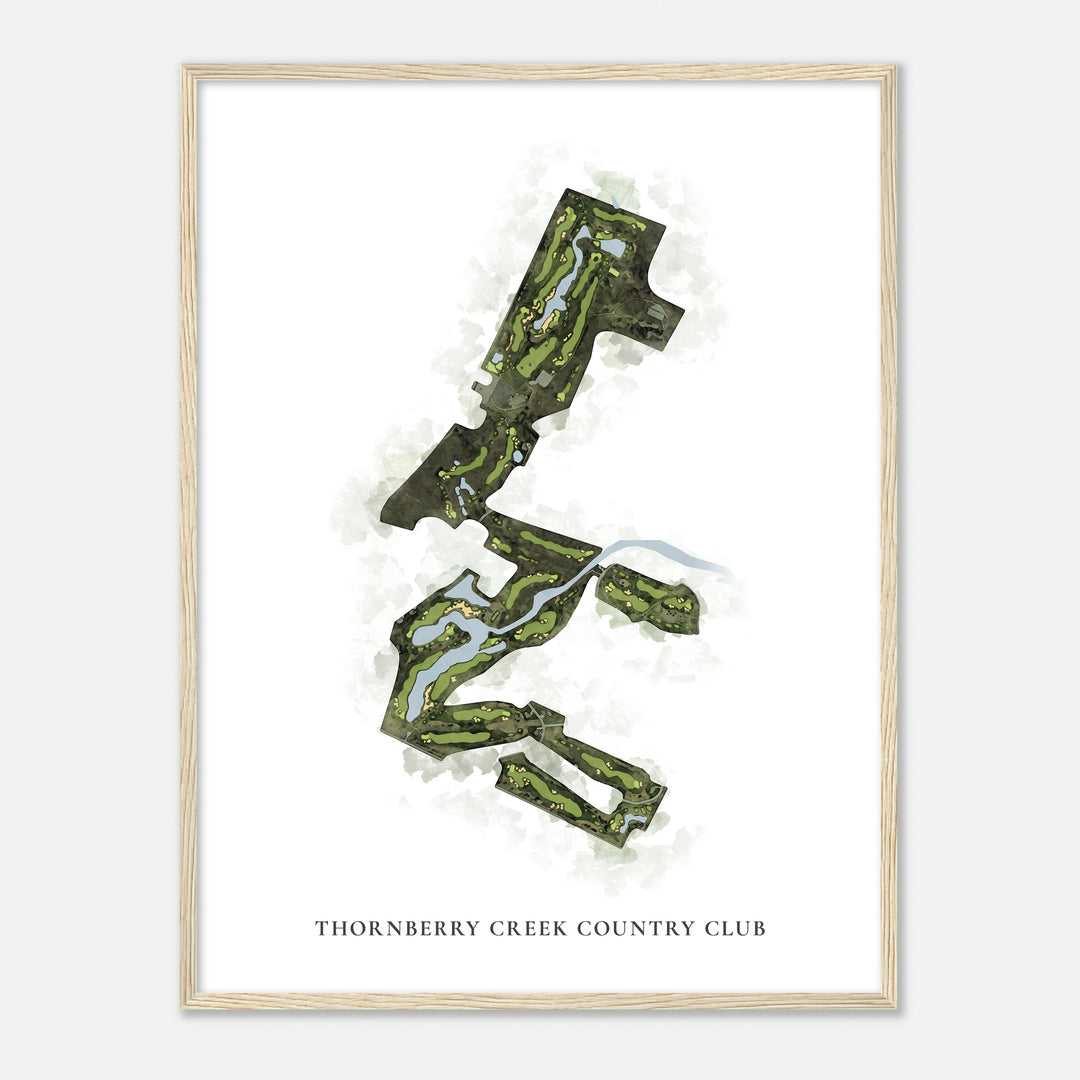 Print of Thornberry Creek Country Club Classic Map