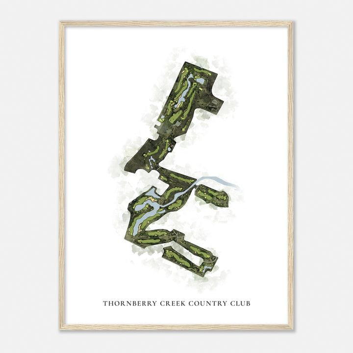 Print of Thornberry Creek Country Club Classic Map