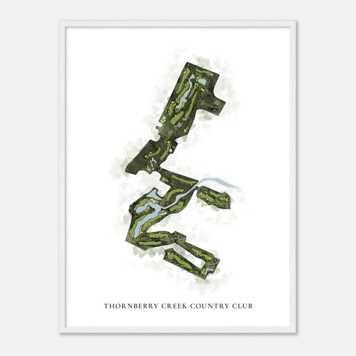 Print of Thornberry Creek Country Club Classic Map