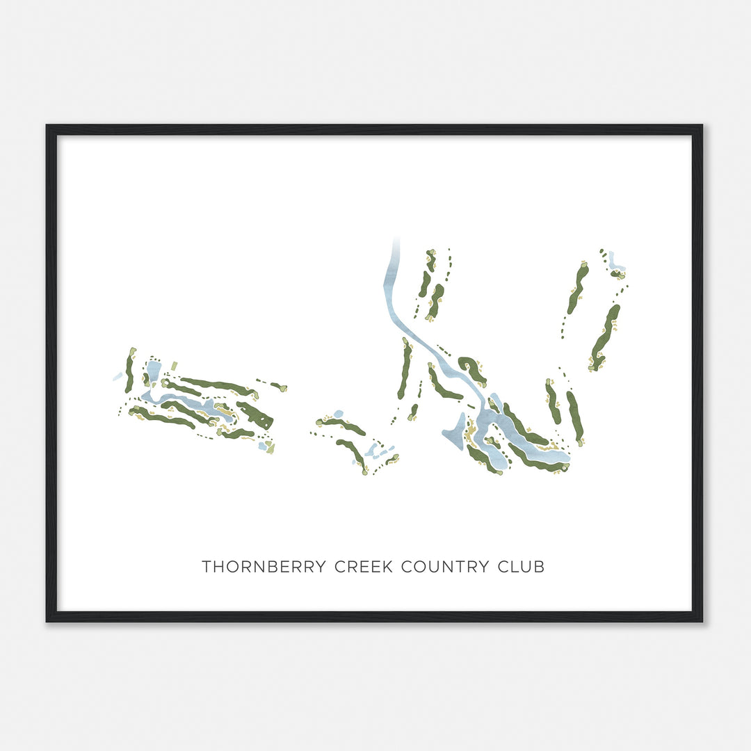 Print of Thornberry Creek Country Club Modern Map