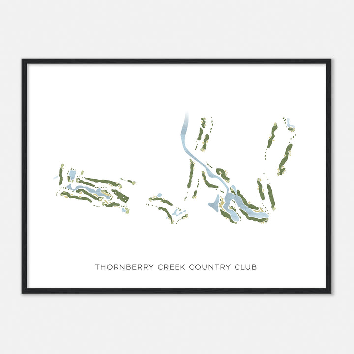 Print of Thornberry Creek Country Club Modern Map