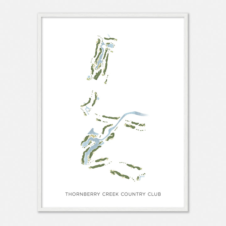 Print of Thornberry Creek Country Club Modern Map