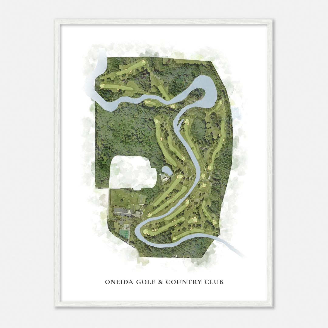 Print of Oneida Golf & Country Club Classic Map