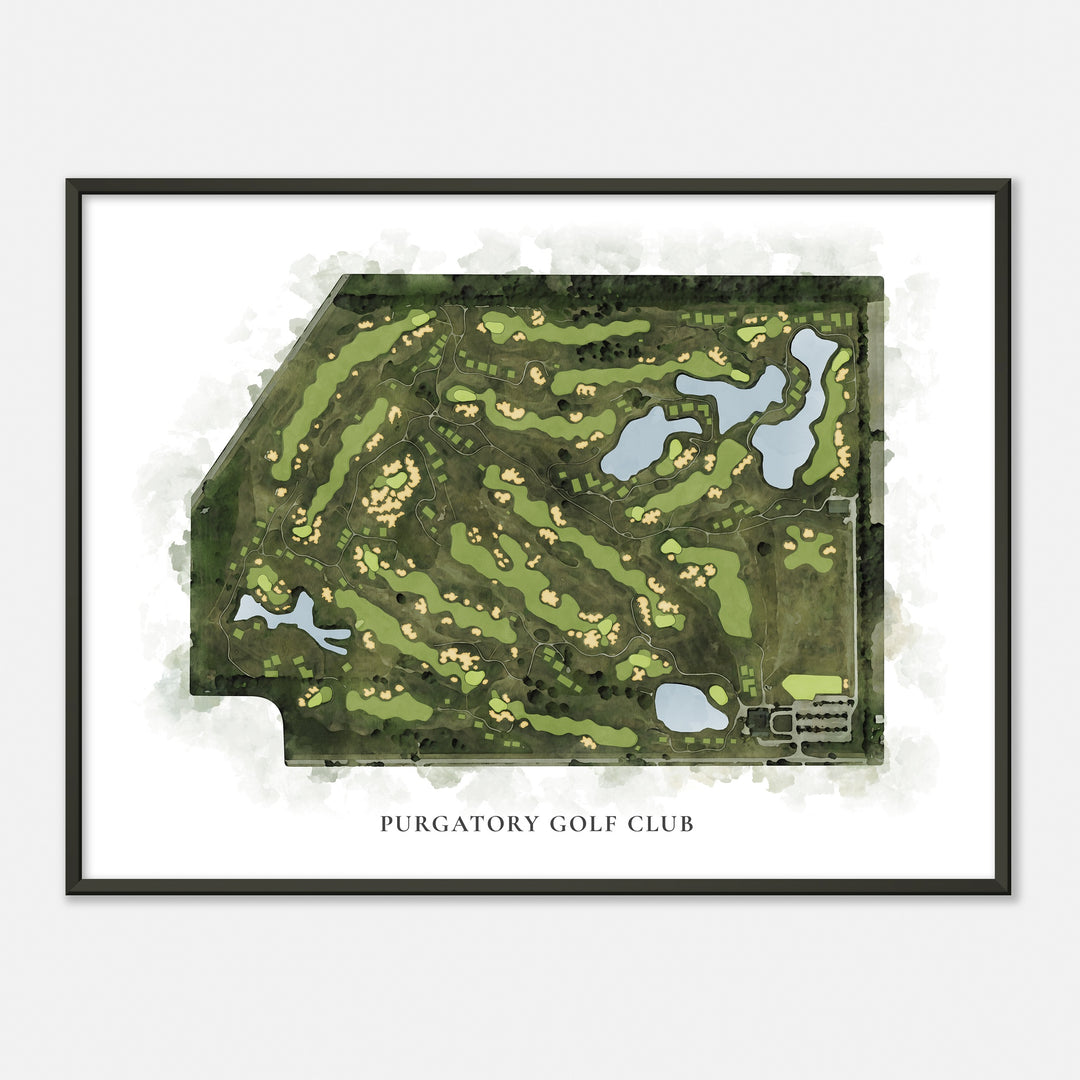 Print of Purgatory Golf Club Classic Map