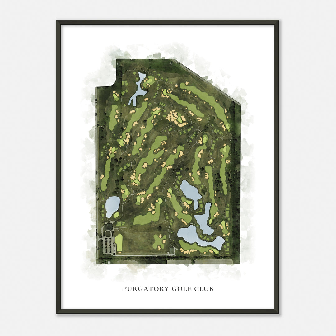 Print of Purgatory Golf Club Classic Map