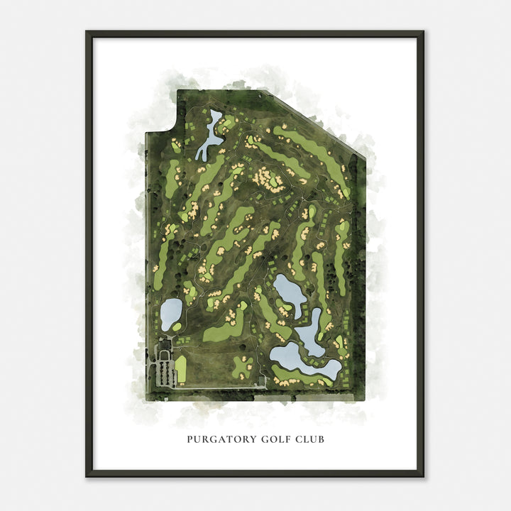 Print of Purgatory Golf Club Classic Map