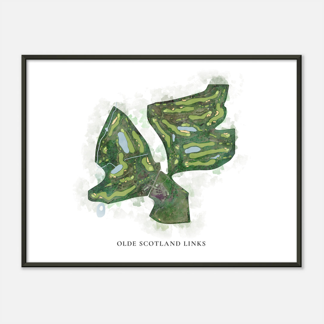 Print of Olde Scotland Links Classic Map