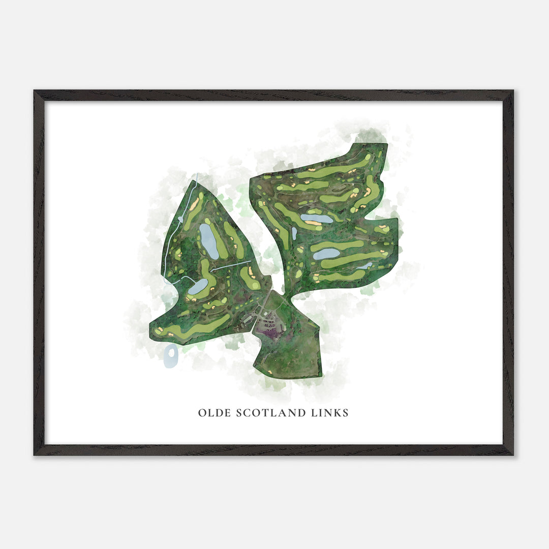 Print of Olde Scotland Links Classic Map