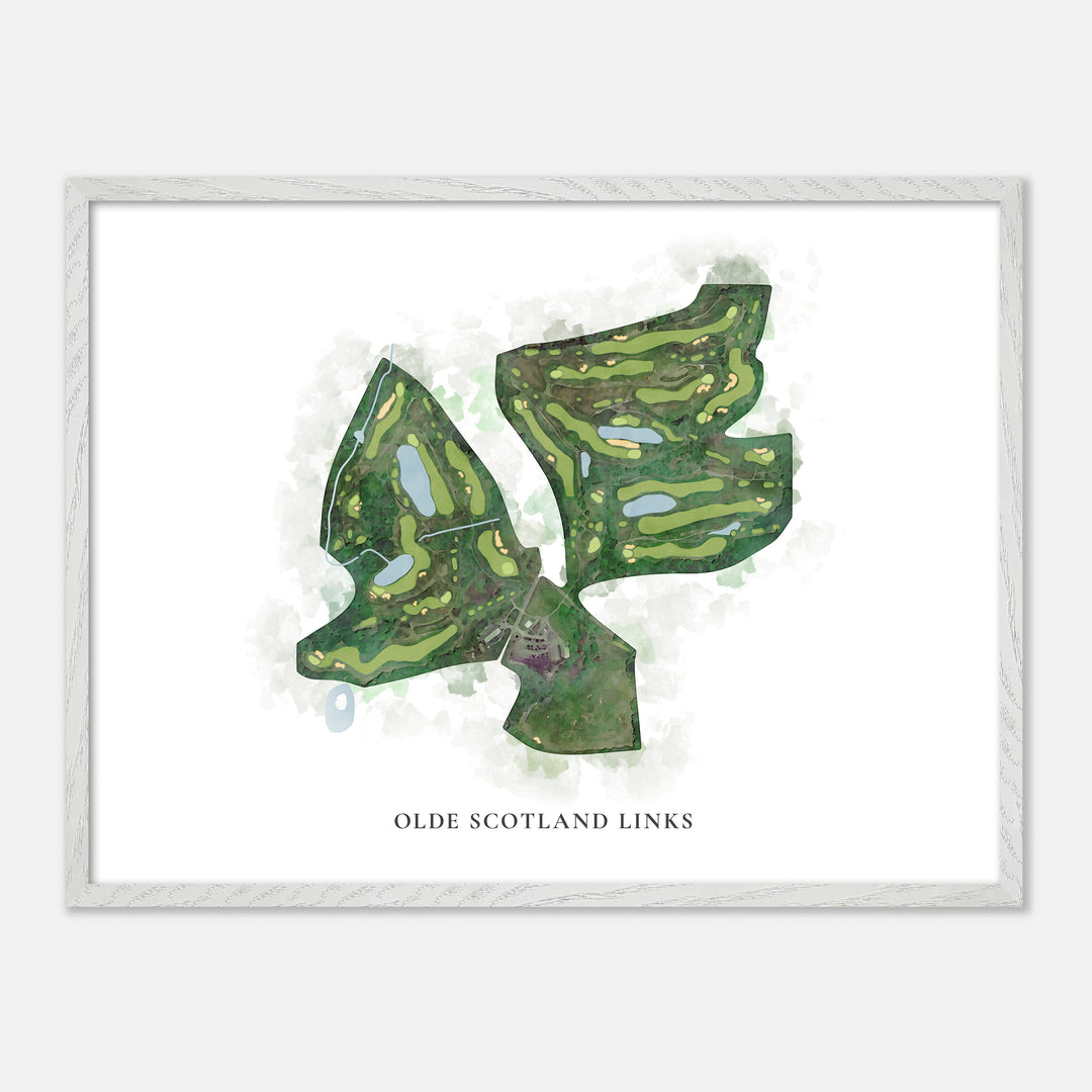 Print of Olde Scotland Links Classic Map