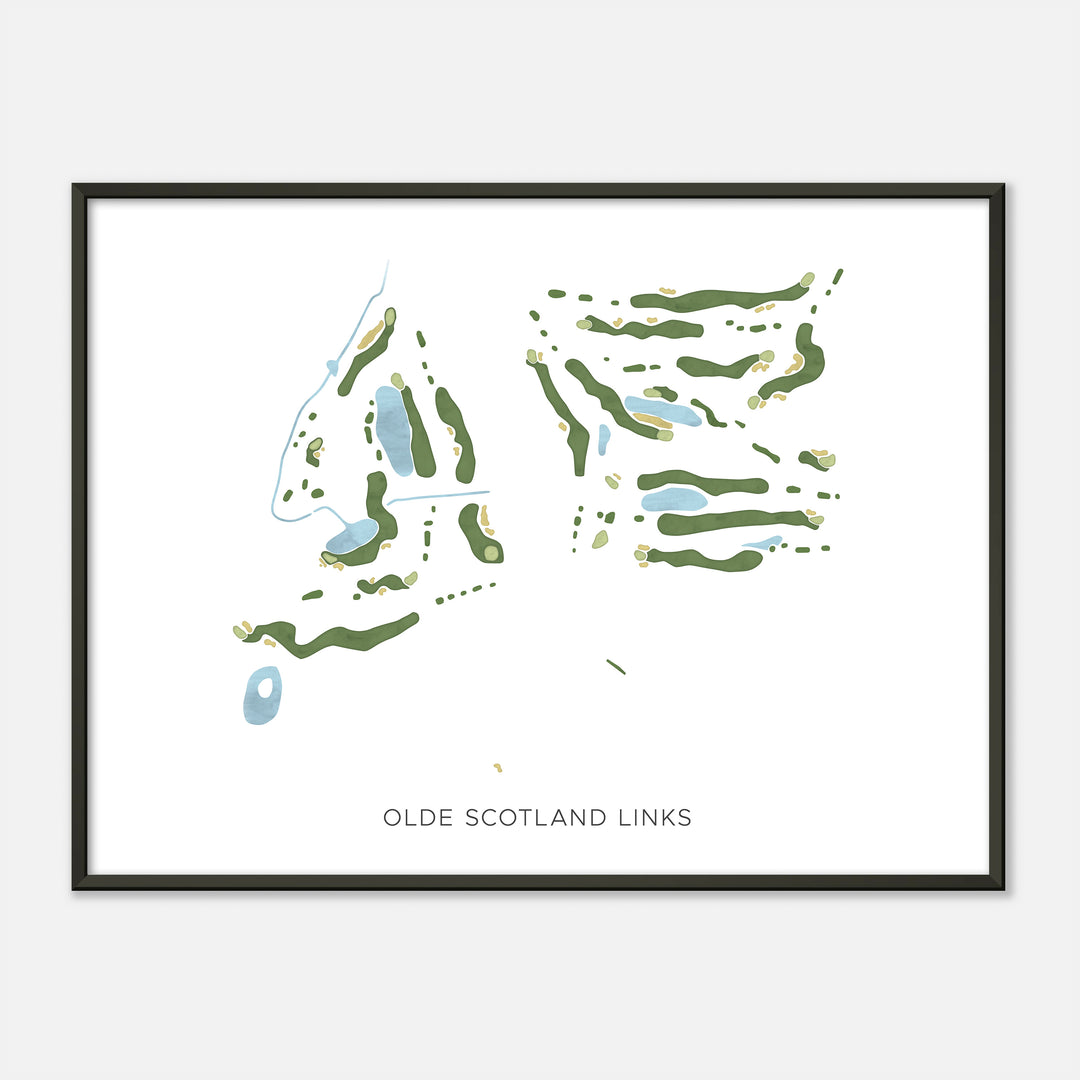 Print of Olde Scotland Links Modern Map