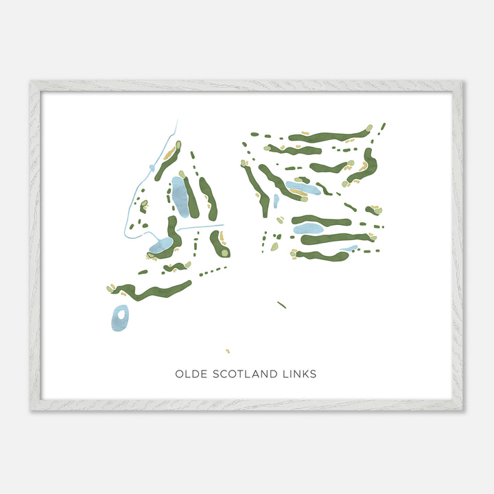 Print of Olde Scotland Links Modern Map