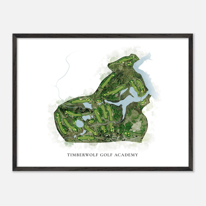 Print of Timberwolf Golf Academy Classic Map