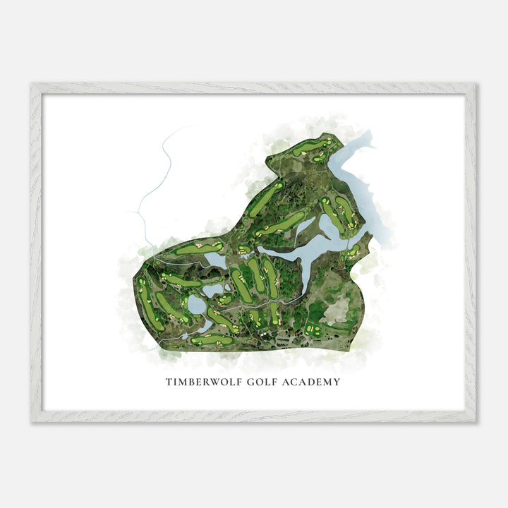 Print of Timberwolf Golf Academy Classic Map