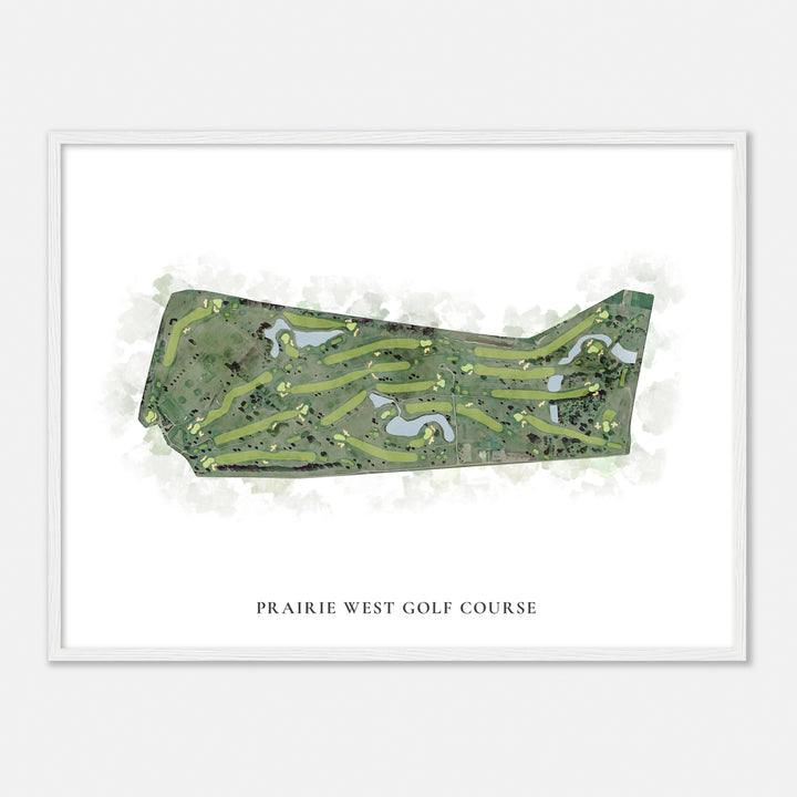 Print of Prairie West Golf Course Classic Map