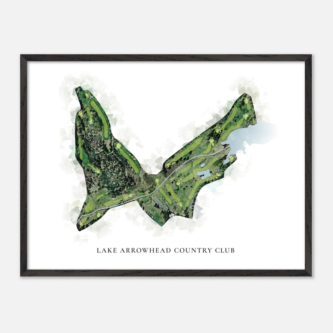 Print of Lake Arrowhead Country Club Classic Map