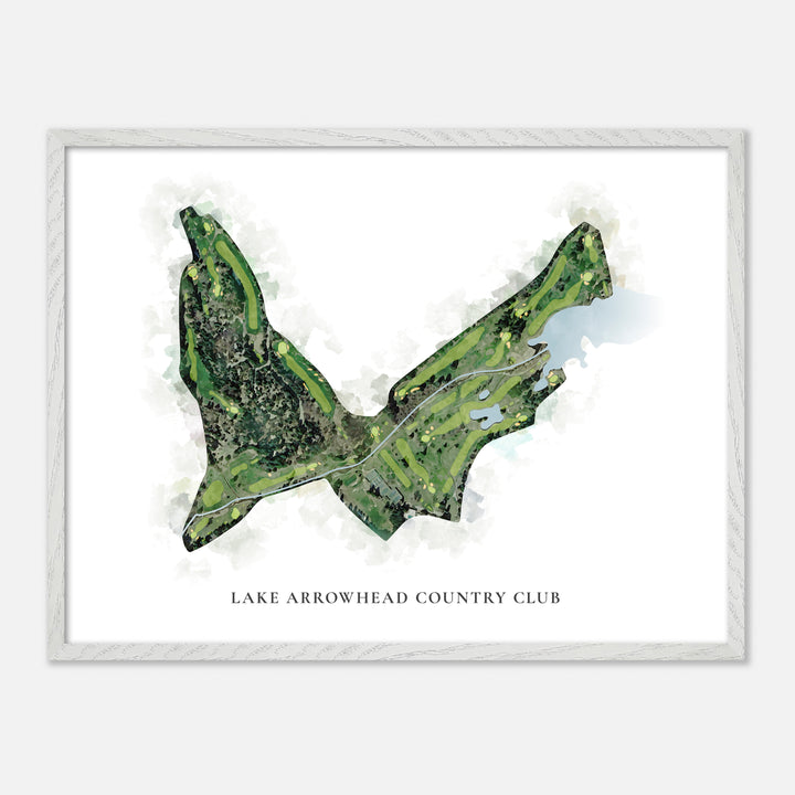 Print of Lake Arrowhead Country Club Classic Map