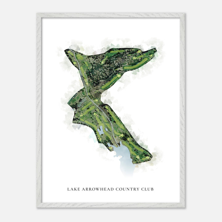 Print of Lake Arrowhead Country Club Classic Map