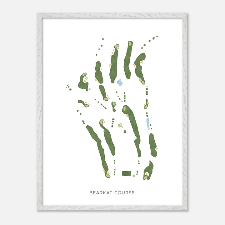 Print of Bearkat Course Modern Map