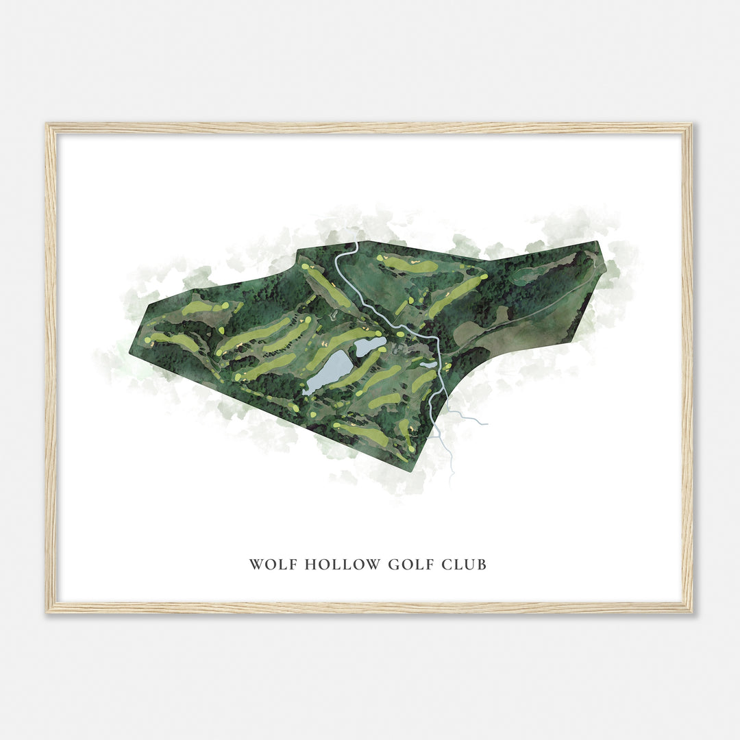 Print of Wolf Hollow Golf Club Classic Map