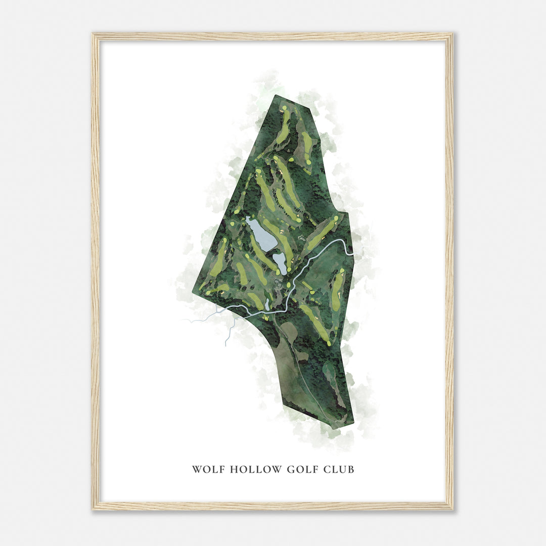 Print of Wolf Hollow Golf Club Classic Map