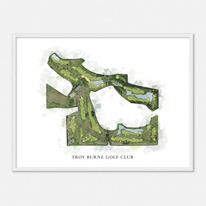 Print of Troy Burne Golf Club Classic Map