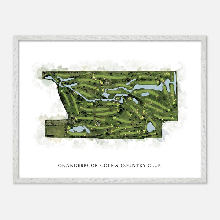 Print of Orangebrook Golf & Country Club Classic Map