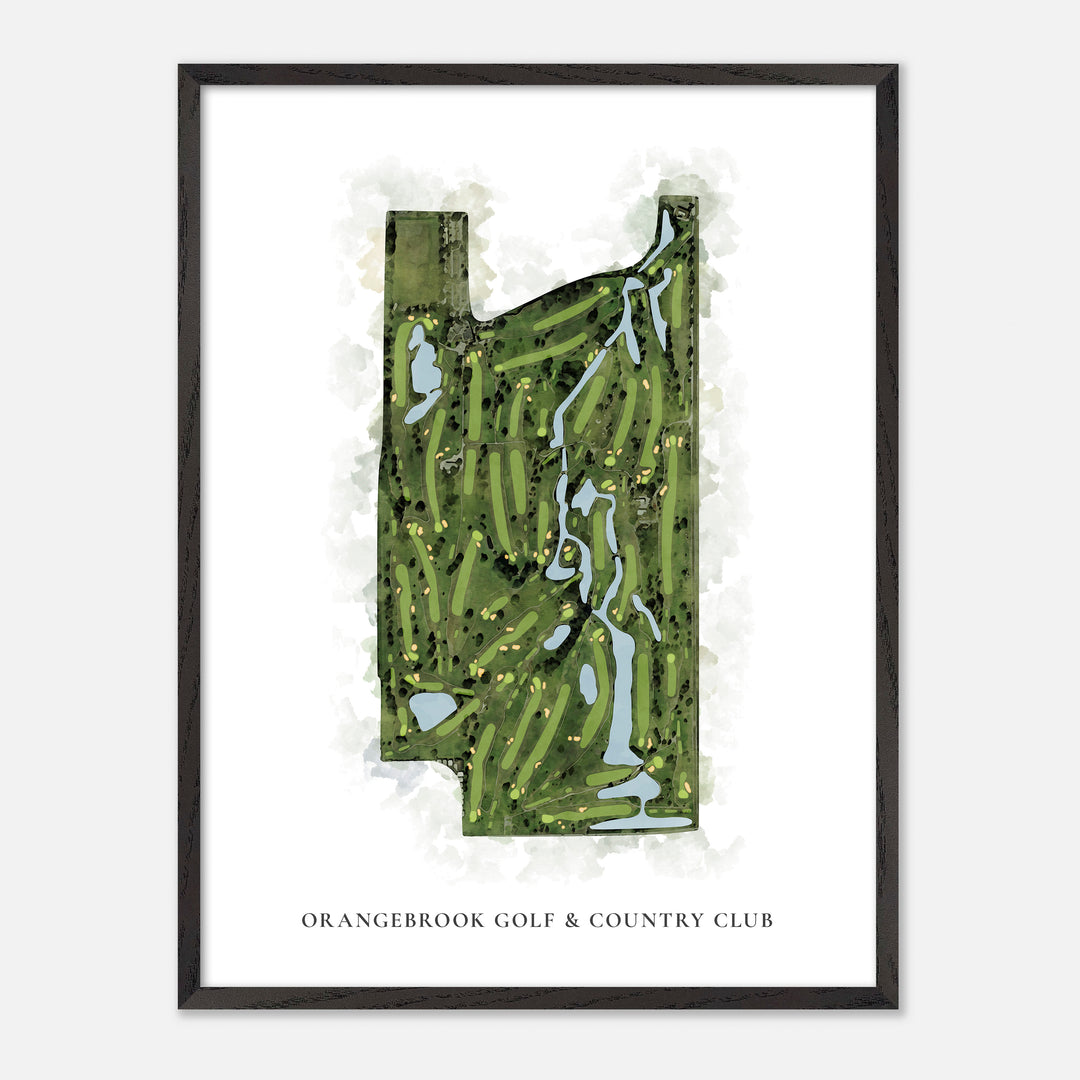 Print of Orangebrook Golf & Country Club Classic Map
