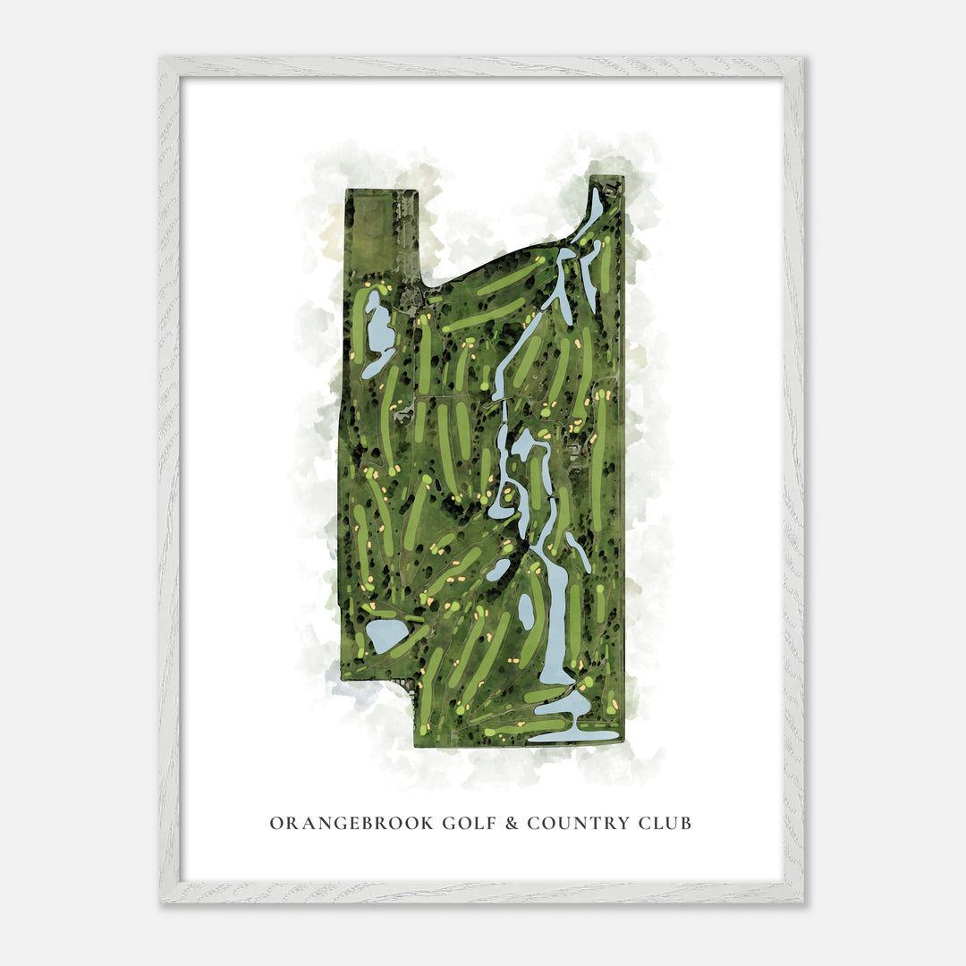 Print of Orangebrook Golf & Country Club Classic Map