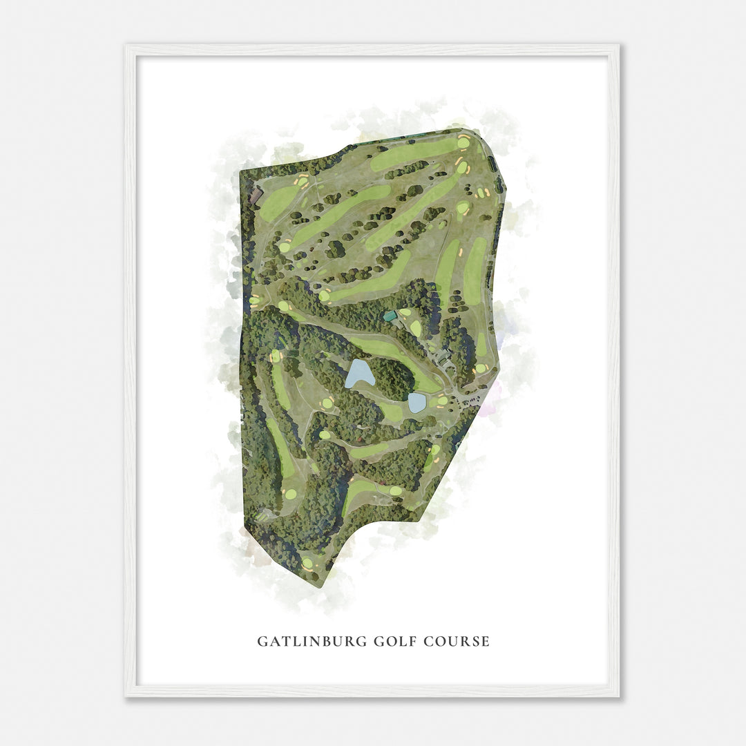 Print of Gatlinburg Golf Course Classic Map