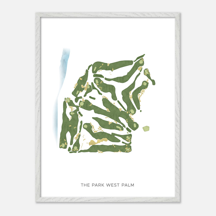 Print of The Park West Palm Modern Map
