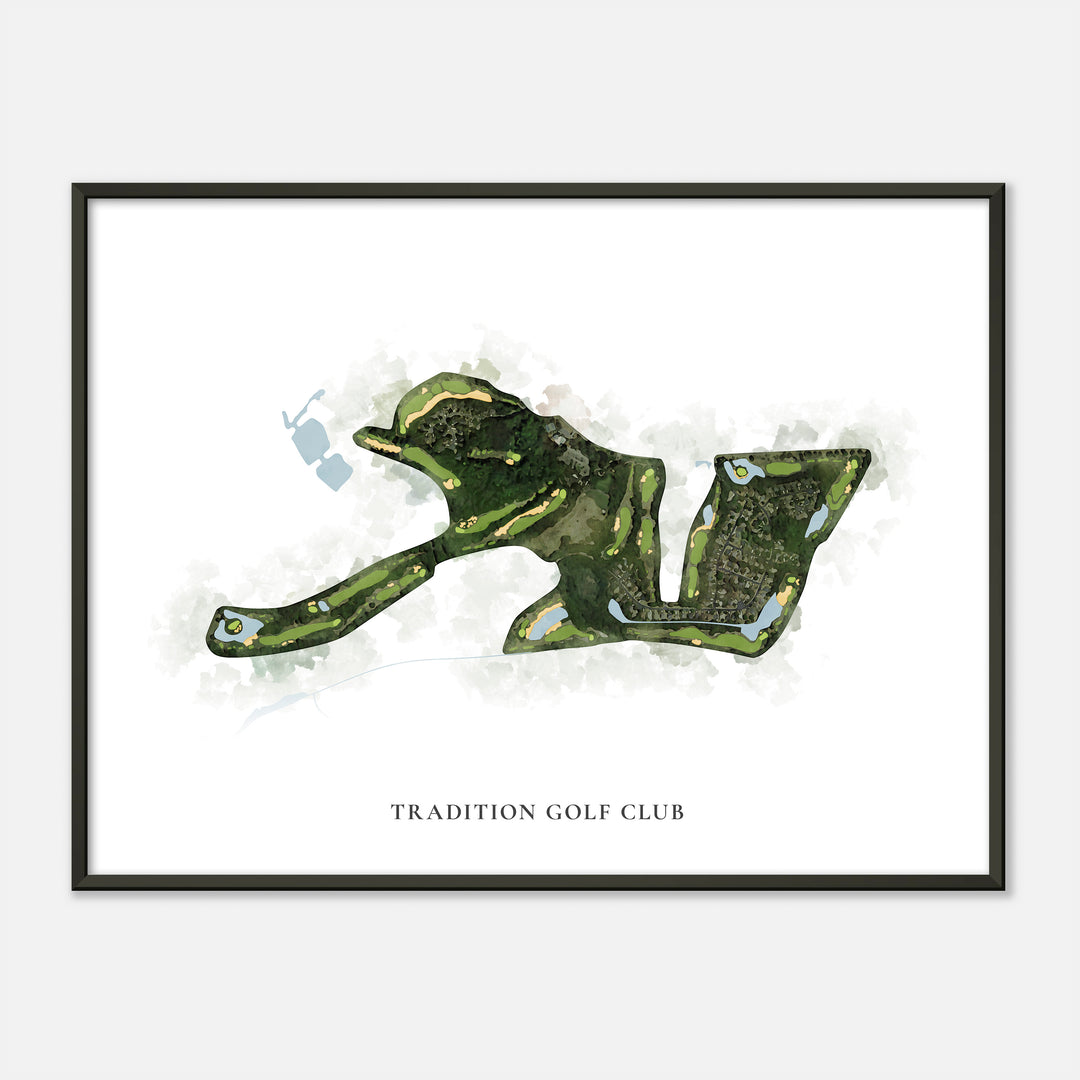 Print of Tradition Golf Club Classic Map