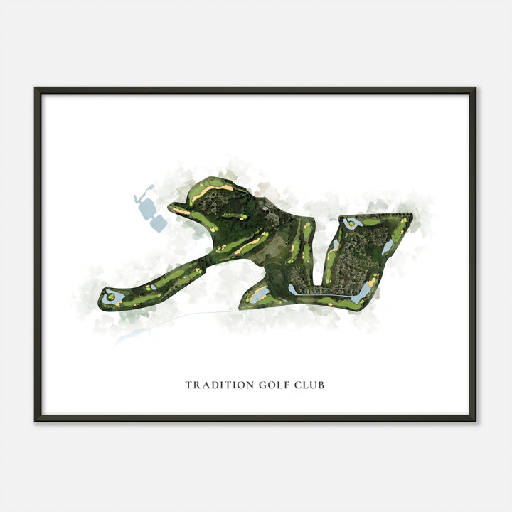 Print of Tradition Golf Club Classic Map