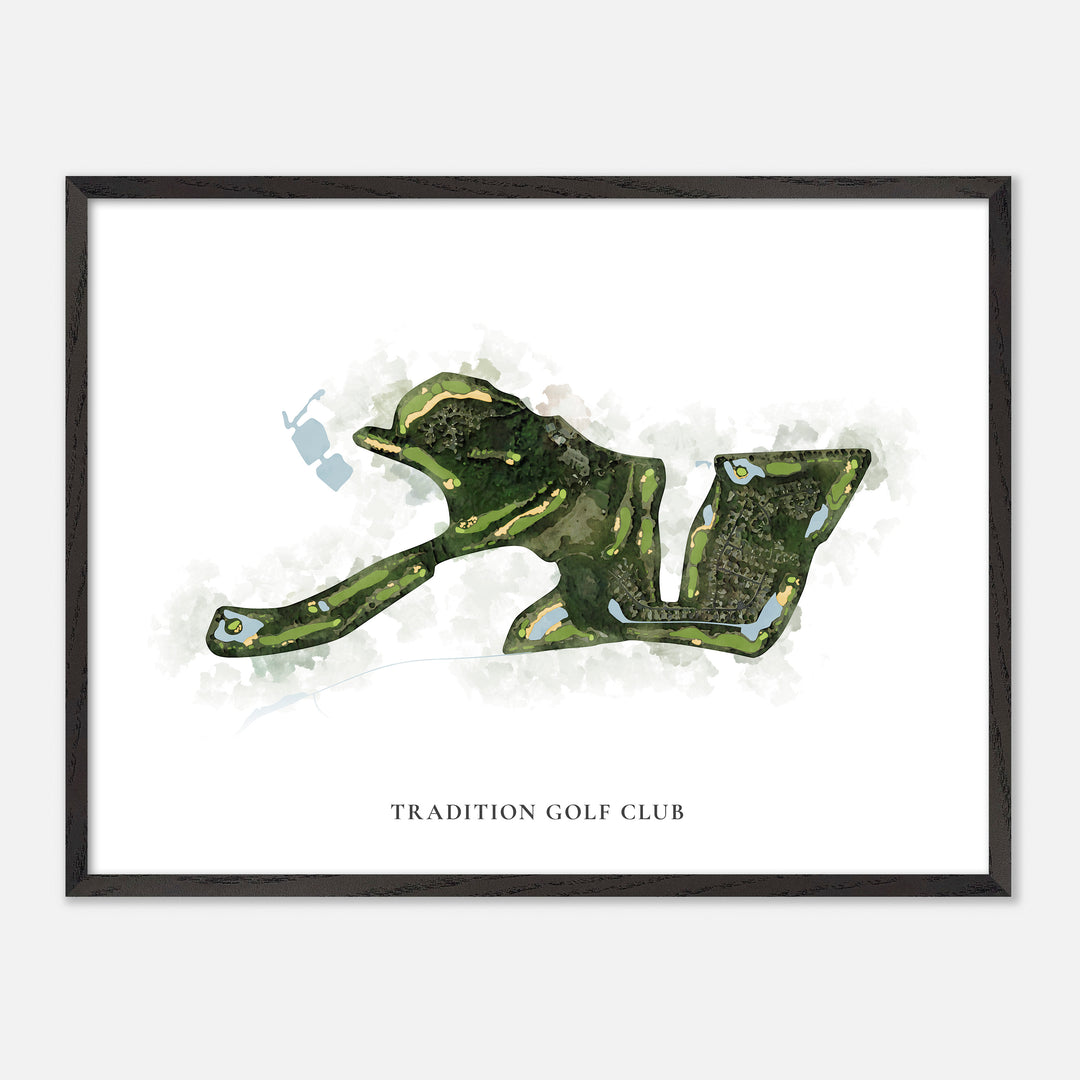 Print of Tradition Golf Club Classic Map