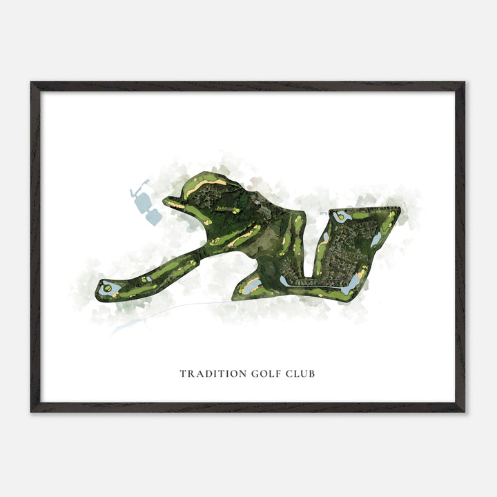 Print of Tradition Golf Club Classic Map