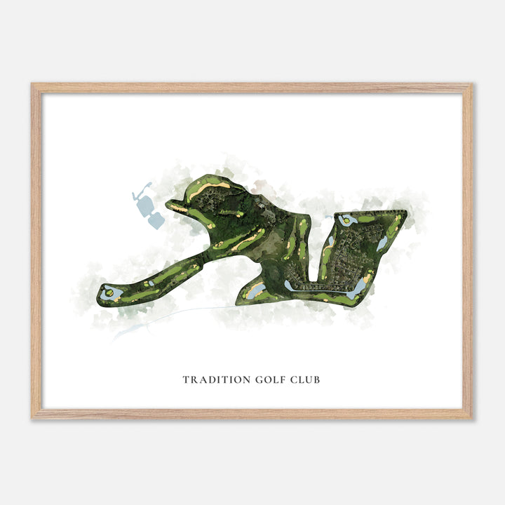 Print of Tradition Golf Club Classic Map