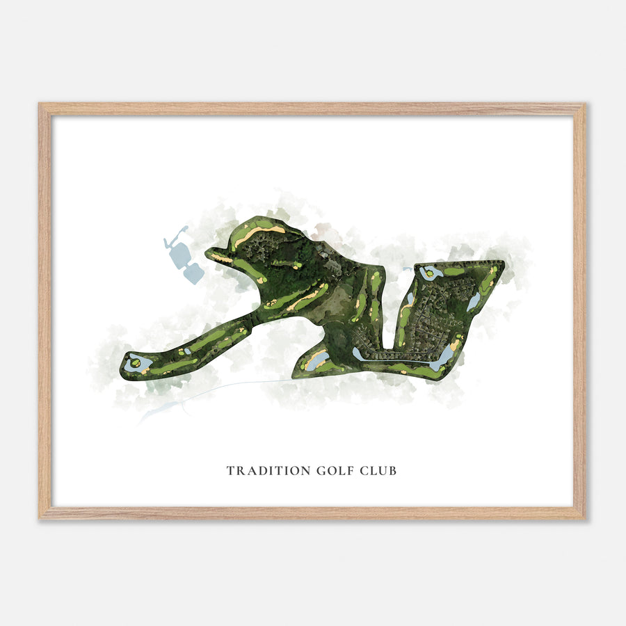 Print of Tradition Golf Club Classic Map