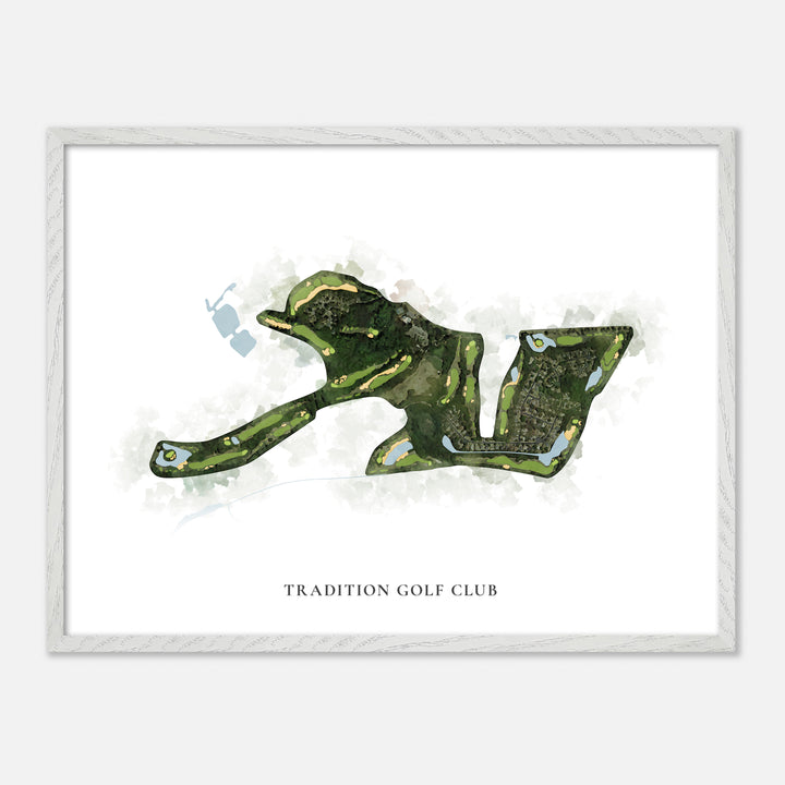 Print of Tradition Golf Club Classic Map