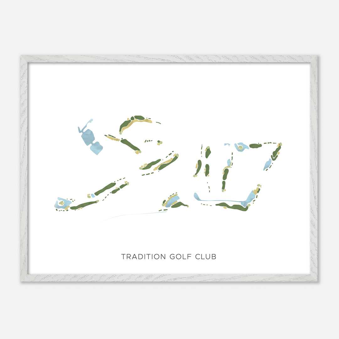 Print of Tradition Golf Club Modern Map