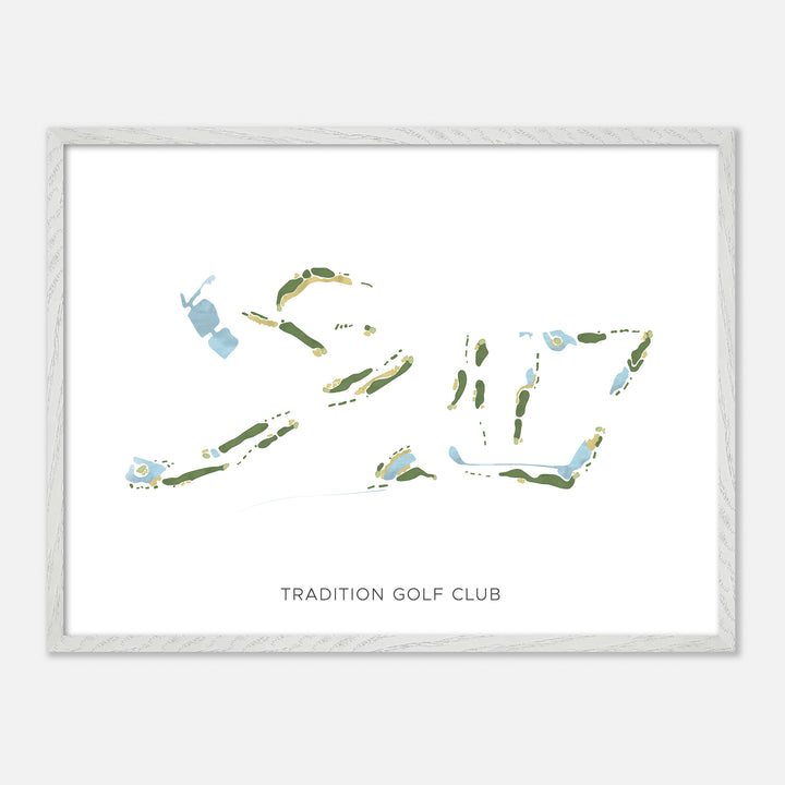 Print of Tradition Golf Club Modern Map