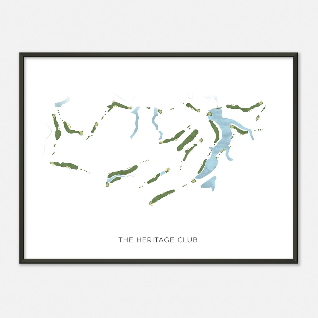 Print of The Heritage Club Modern Map