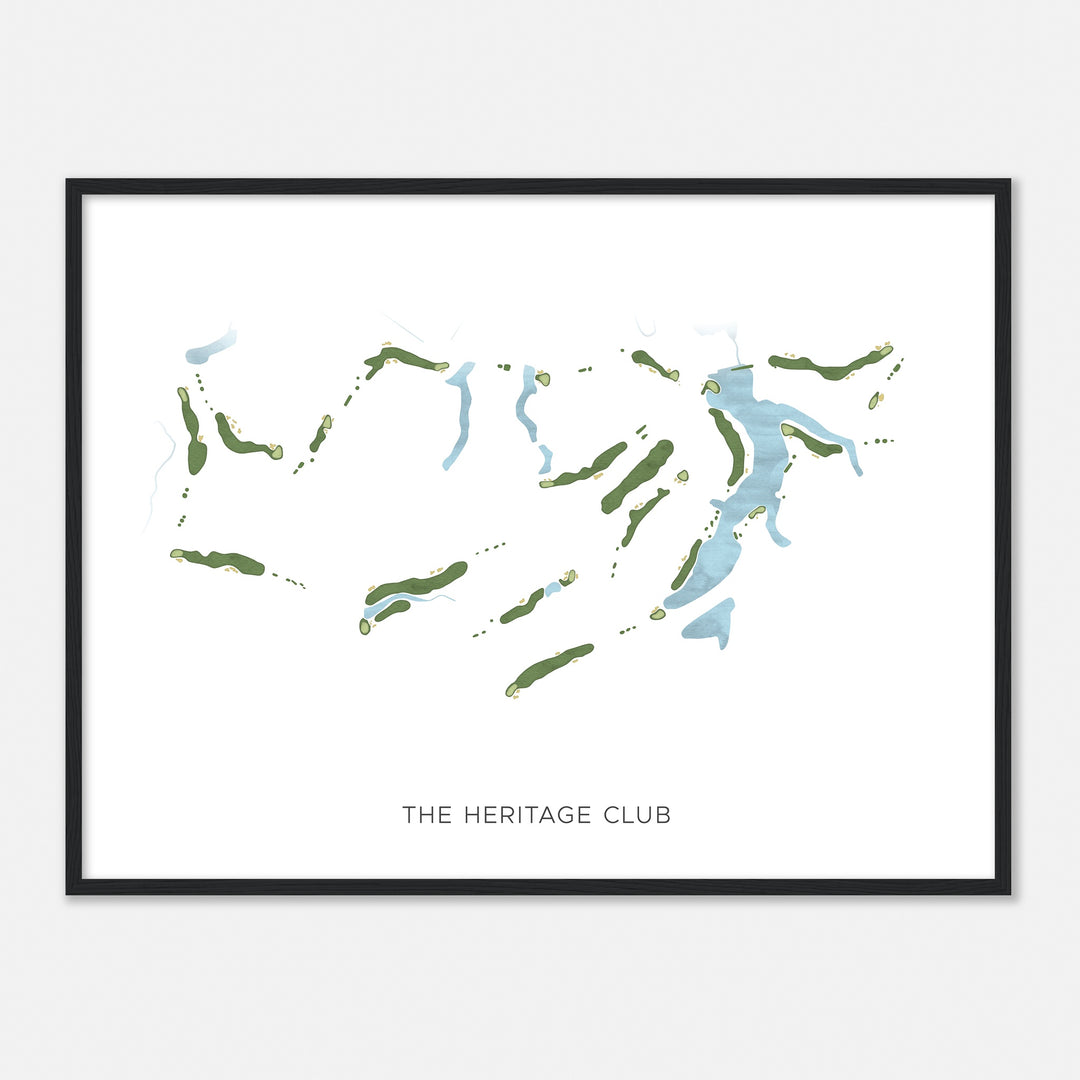 Print of The Heritage Club Modern Map