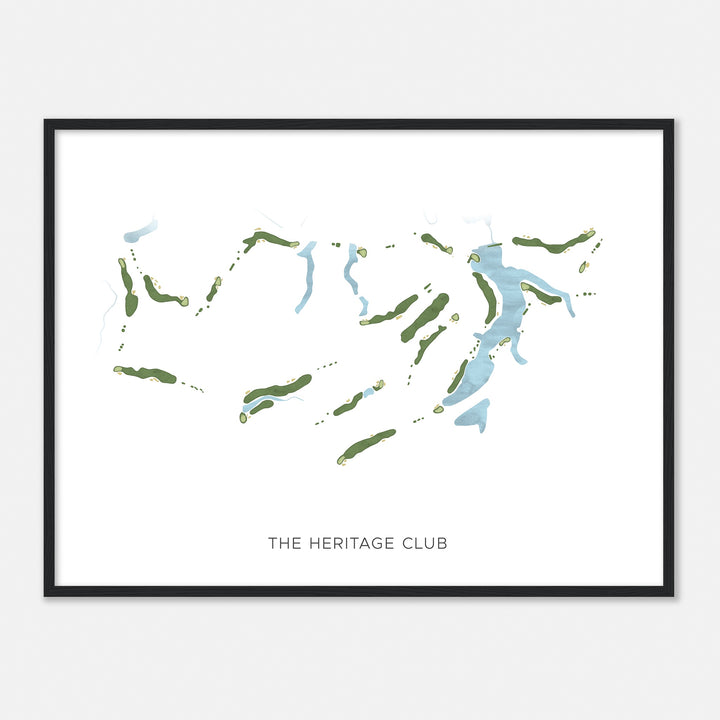 Print of The Heritage Club Modern Map