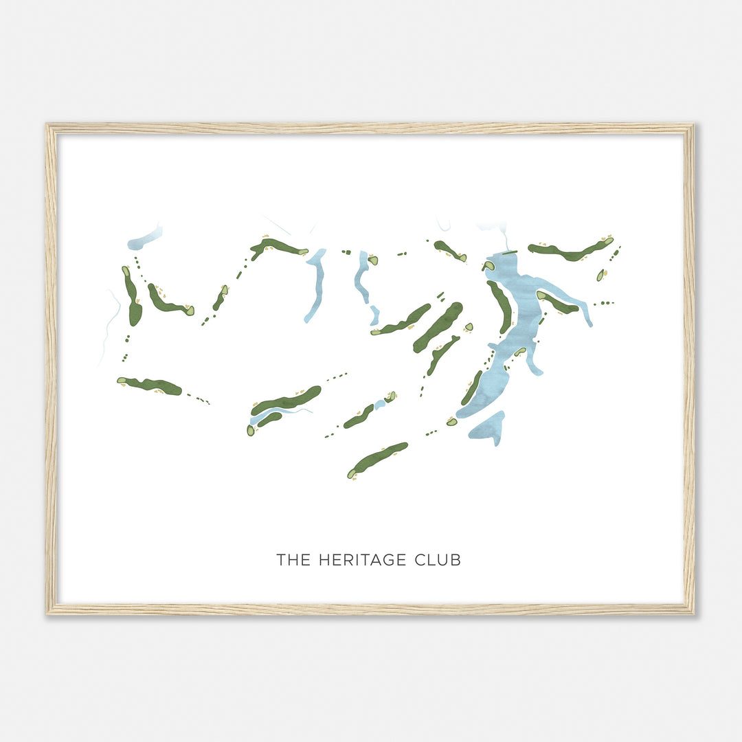 Print of The Heritage Club Modern Map